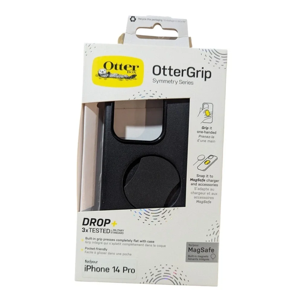 Q4. OtterGrip Symmetry Series iPhone 14 Pro  MagSafe -‎ Black
